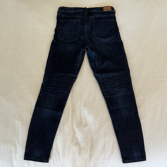 Dark Blue Wash American Eagle Jeans - Picture 2 of 6
